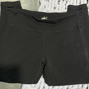 Calvin Klein Black Leggings Size: L